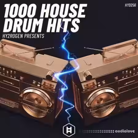 HY2ROGEN 1000 House Drum Hits [MULTiFORMAT] - Sample Pack Artwork