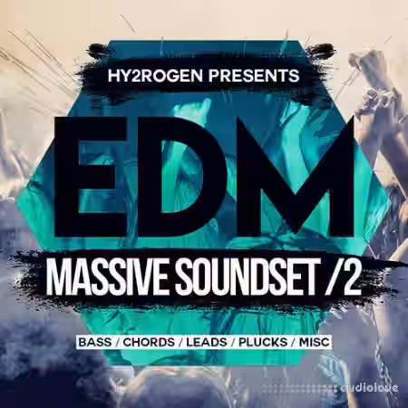 HY2ROGEN EDM Massive Soundset 2 [Synth Presets] - Sample Pack Artwork