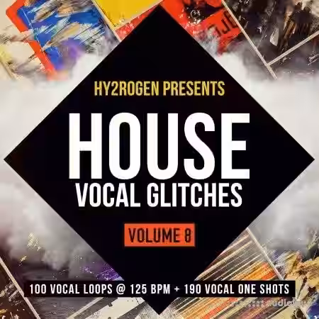 HY2ROGEN House Vocal Glitches 8 [MULTiFORMAT] - Sample Pack Artwork