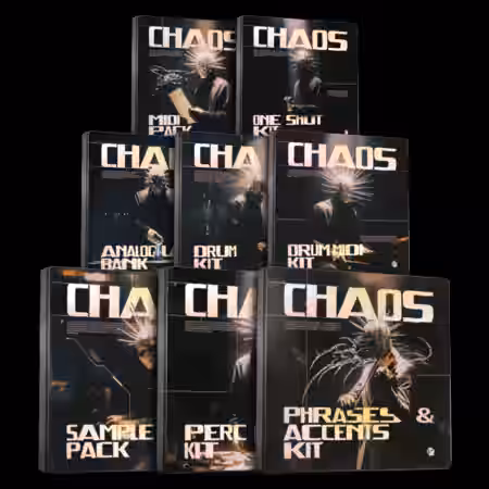 Hypn Vault Chaos Production Suite [WAV, MiDi, Synth Presets] - Sample Pack Artwork