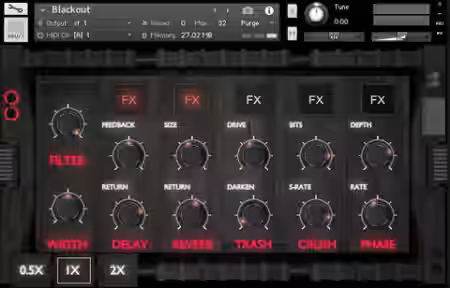 IAMLAMPREY Blackout [KONTAKT, NEAT Player] - Sample Pack Artwork