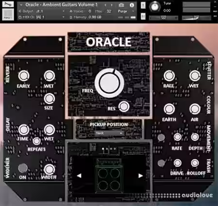 IAMLAMPREY Oracle - Ambient Guitars [KONTAKT, NEAT Player] - Sample Pack Artwork