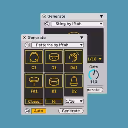 Iftah Generators v1.1 [Max for Live] - Sample Pack Artwork