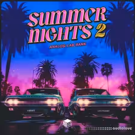 IInfinite and LifeStyleDidIt Summer Nights 2 (Analog Lab V Bank) [Synth Presets] - Sample Pack Artwork