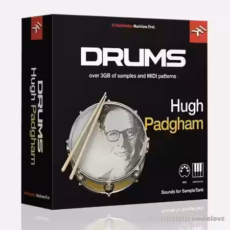 IK Multimedia Hugh Padgham Drums [SampleTank] - Sample Pack Artwork