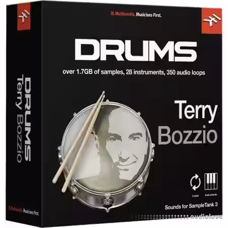 IK Multimedia Terry Bozzio Drums [SampleTank] - Sample Pack Artwork
