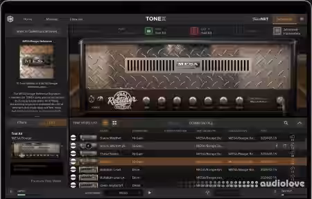 IK Multimedia Tonex MESA Boogie Reference Signature Collection - Sample Pack Artwork