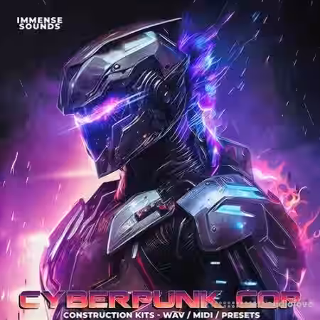 Immense Sounds Cyberpunk Cop [WAV, MiDi, Synth Presets] - Sample Pack Artwork