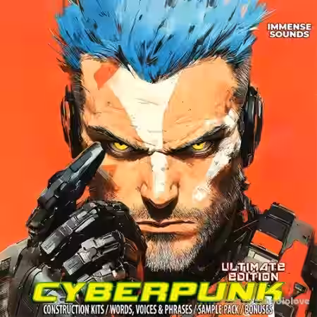 Immense Sounds Cyberpunk Ultimate Edition [WAV, MiDi, Synth Presets] - Sample Pack Artwork