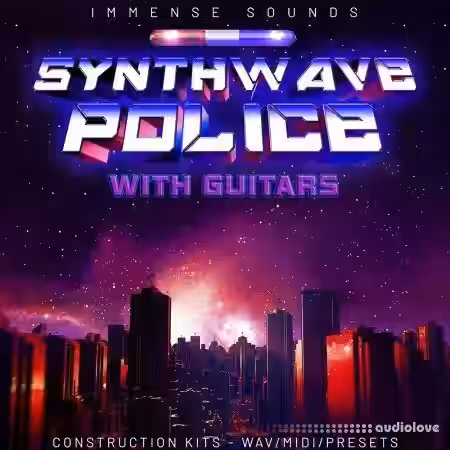 Immense Sounds Synthwave Police [WAV, MiDi, Synth Presets] - Sample Pack Artwork