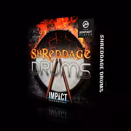 Impact Soundworks Shreddage Drums [KONTAKT] - Sample Pack Artwork