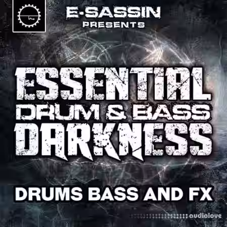 Industrial Strength E-Sassin Presents Essential Drum and Bass Darkness [WAV] - Sample Pack Artwork