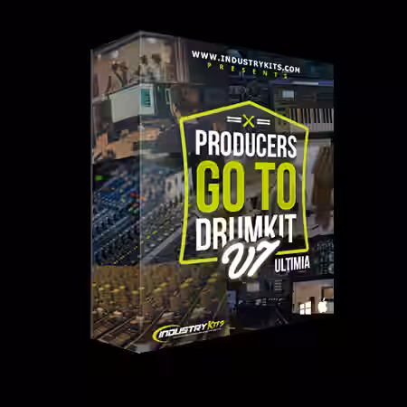 Industry Kits Producers GoTo DrumKit v7 ULTIMIA [WAV, MiDi] - Sample Pack Artwork