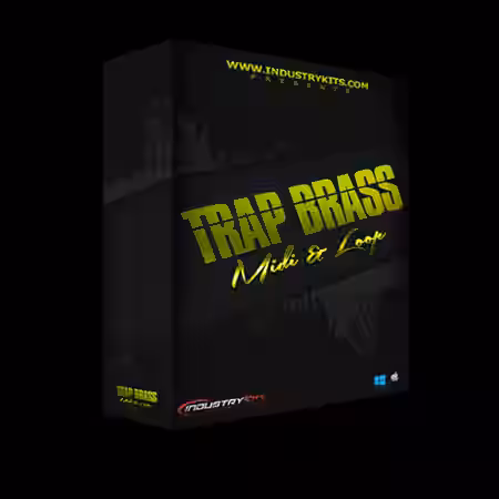 Industry Kits Trap Brass MIDI and Loop Pack [WAV, MiDi, DAW Templates] - Sample Pack Artwork