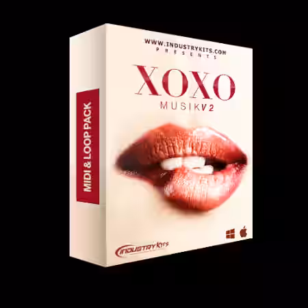Industry Kits XoXo Musik V2 MIDI and Loop Pack [WAV, MiDi, DAW Templates] - Sample Pack Artwork