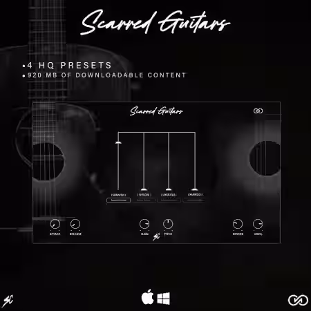 Infinite Audio Scarred Guitars VSTi [WiN, MacOSX] - Sample Pack Artwork