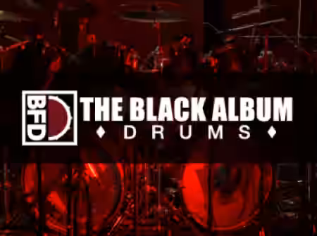 inMusic Brands BFD The Black Album Drums [BFD3] - Sample Pack Artwork