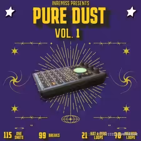 InRemiss Pure Dust Vol.1 Drum Kit [WAV] - Sample Pack Artwork