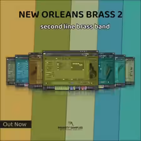 Insanity Samples New Orleans Brass 2 v1.0.2 [KONTAKT] - Sample Pack Artwork
