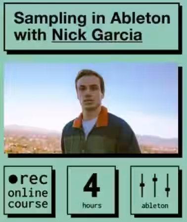 IO Music Academy Sampling in Ableton with Nick Garcia [TUTORiAL] - Sample Pack Artwork