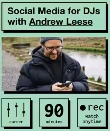IO Music Academy Social Media for DJs with Andrew Leese [TUTORiAL] - Sample Pack Artwork