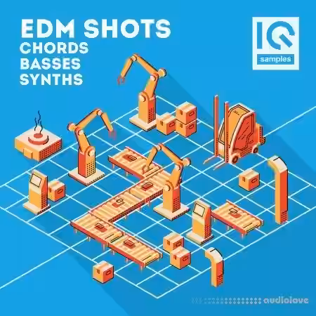 IQ Sample EDM Shots Chords, Basses, Synths [MULTiFORMAT] - Sample Pack Artwork