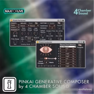 Isotonik Studios 4chamber Sound Pink Pong Generator [Max for Live]