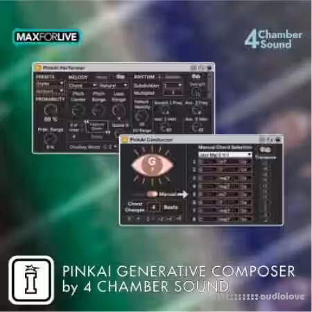 Isotonik Studios 4chamber Sound Pink Pong Generator [Max for Live] - Sample Pack Artwork