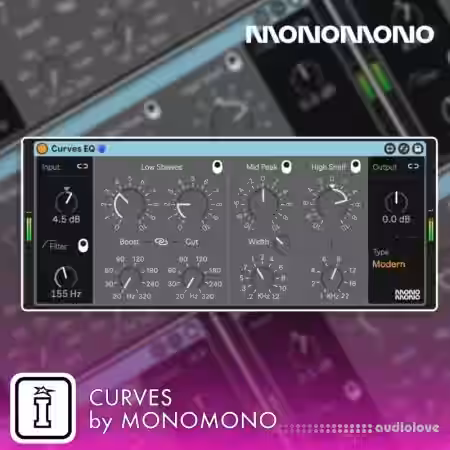 Isotonik Studios Curves EQ by Monomono v2.0 [Ableton Live, Max for Live] - Sample Pack Artwork