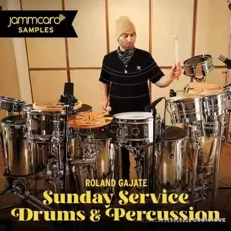 Jammcard Samples Roland Gajate Sunday Service Drums and Percussion [WAV] - Sample Pack Artwork