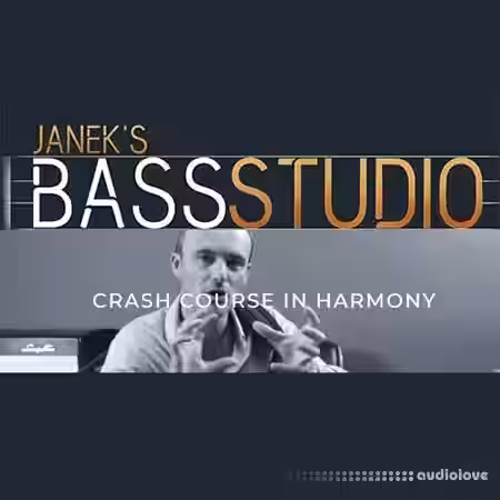 Janek Gwizdala's Bass Studio CRASH COURSE IN HARMONY [TUTORiAL] - Sample Pack Artwork