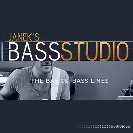 Janek Gwizdalas Bass Studio THE BASICS BASS LINES [TUTORiAL] - Sample Pack Artwork