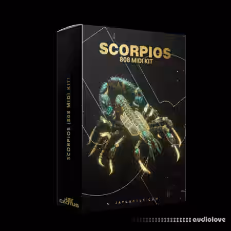 Jay Cactus Scorpios 808 MIDI Kit [Synth Presets] - Sample Pack Artwork