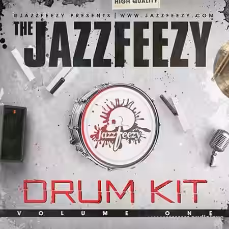 Jazzfeezy Drum Kit Vol.1 [WAV] - Sample Pack Artwork