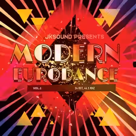 JKSOUND Modern Eurodance Vol.1 [WAV, MiDi, Synth Presets] - Sample Pack Artwork