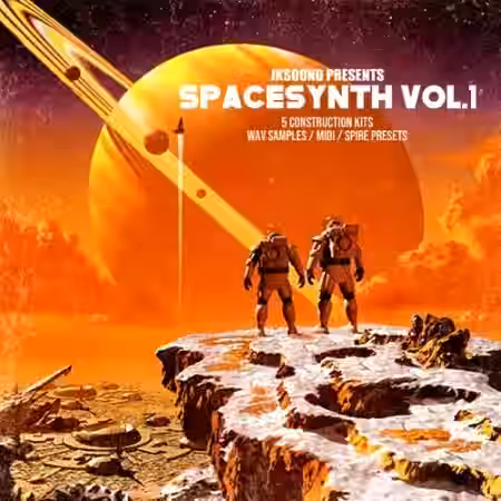 JKSOUND Spacesynth Vol.1 [WAV, MiDi, Synth Presets] - Sample Pack Artwork
