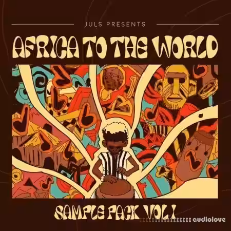 Juls Presents Africa to the World Sample Pack Vol.1 [WAV] - Sample Pack Artwork