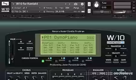 J├║nior Porci├║ncula W-10 [KONTAKT] - Sample Pack Artwork