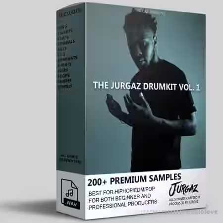 JURGAZKITS The Jurgaz Drumkit Vol.1 [WAV] - Sample Pack Artwork