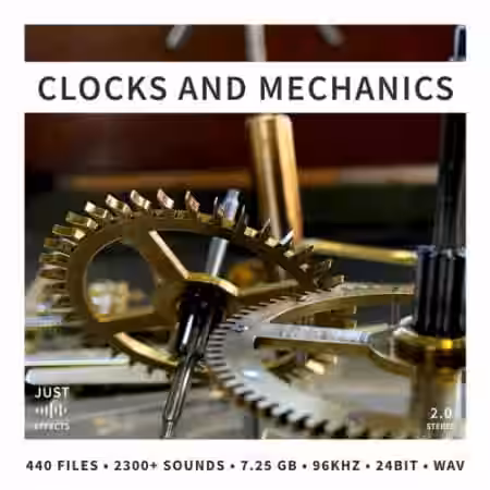 Just Sound Effects Clocks and Mechanics [WAV] - Sample Pack Artwork