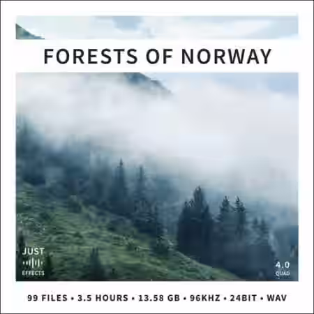 Just Sound Effects Forests of Norway Surround and Stereo [WAV] - Sample Pack Artwork