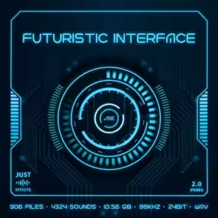 Just Sound Effects Futuristic Interface [WAV] - Sample Pack Artwork