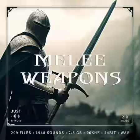 Just Sound Effects Melee Weapons [WAV] - Sample Pack Artwork