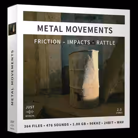 Just Sound Effects Metal Movements [WAV] - Sample Pack Artwork
