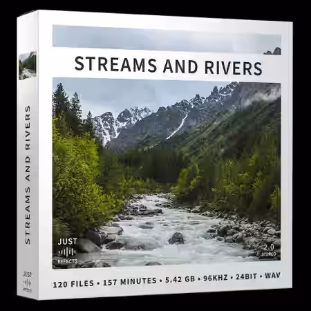 Just Sound Effects Streams and Rivers [WAV] - Sample Pack Artwork