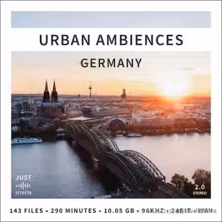 Just Sound Effects Urban Ambiences [WAV] - Sample Pack Artwork