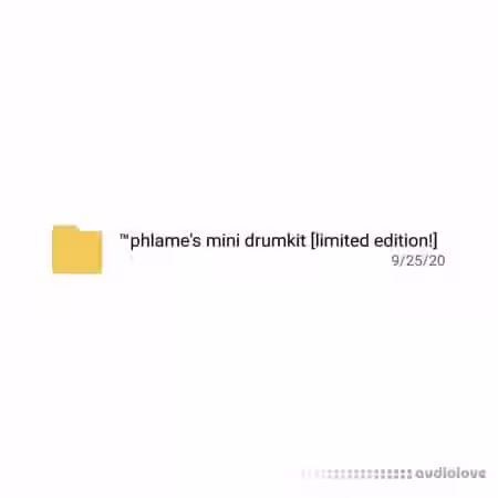 kidphlame's mini drumkit [limited edition!] [WAV, DAW Templates] - Sample Pack Artwork
