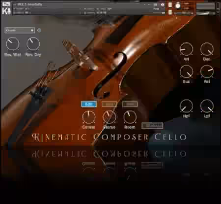 Kinematic Composer Cello v1.2 [KONTAKT] - Sample Pack Artwork