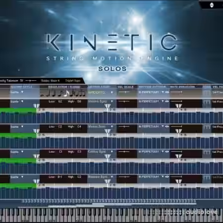 Kirk Hunter Studios Kinetic Solo and Chamber Strings [KONTAKT] - Sample Pack Artwork