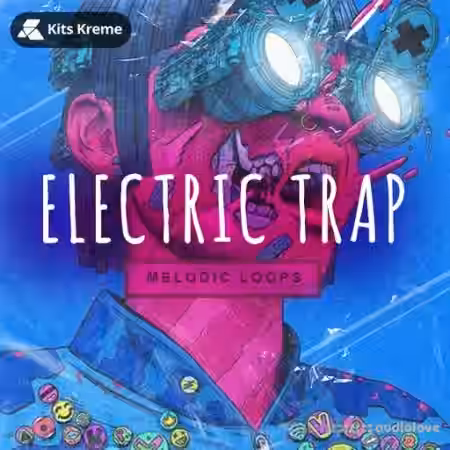 Kits Kreme Electric Trap Melodic Loops [WAV] - Sample Pack Artwork